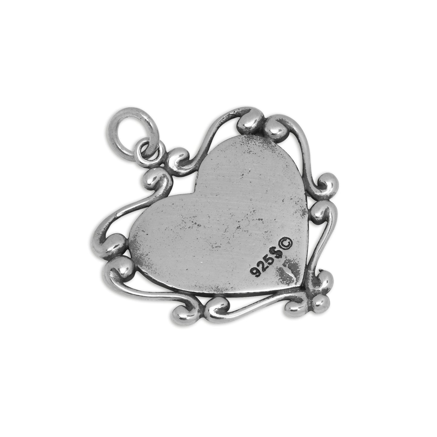 Sterling Silver Bridesmaid Heart Charm