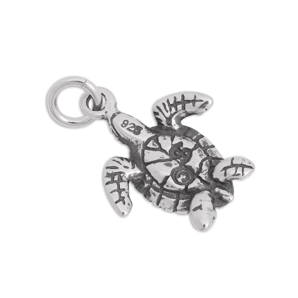Sterling Silver Sea Turtle Charm
