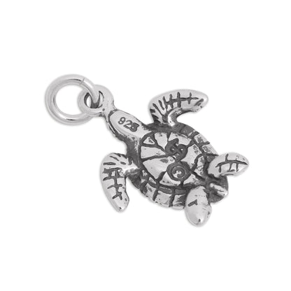 Sterling Silver Sea Turtle Charm