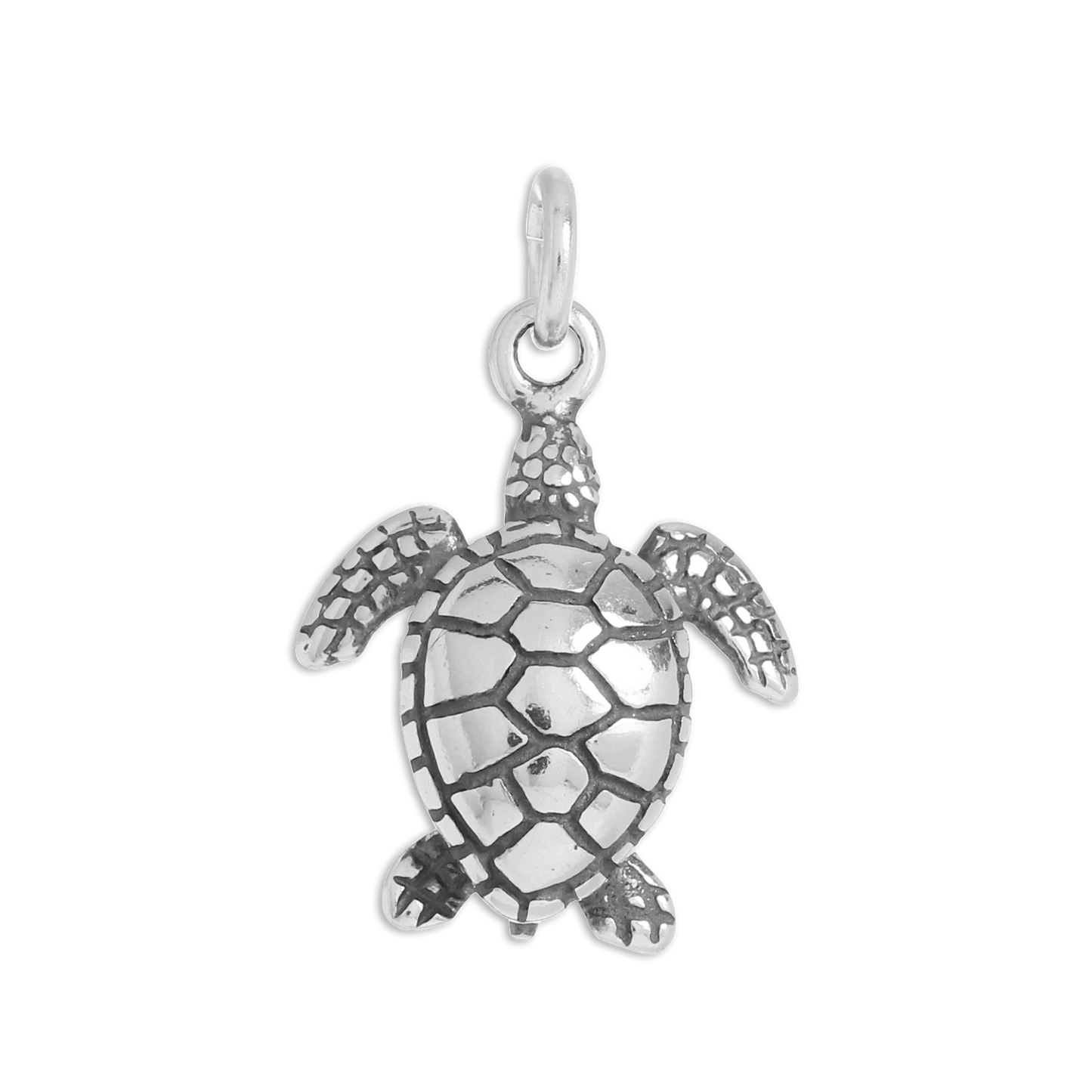 Sterling Silver Sea Turtle Charm