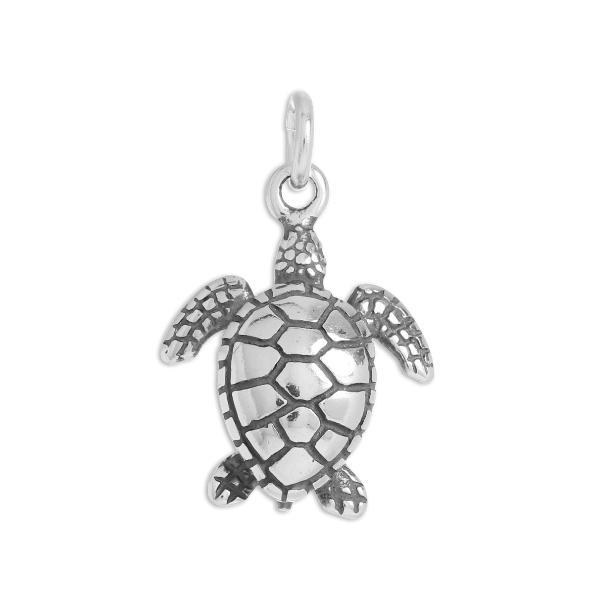 Sterling Silver Sea Turtle Charm