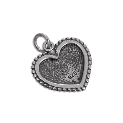 Sterling Silver Aunt Heart Charm