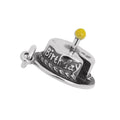 Sterling Silver & Enamel Birthday Cake Charm