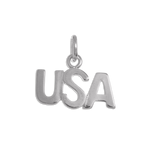 Sterling Silver USA Charm