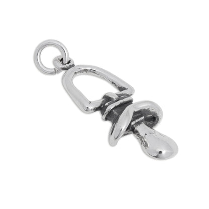 Sterling Silver Baby's Dummy Pacifier Charm