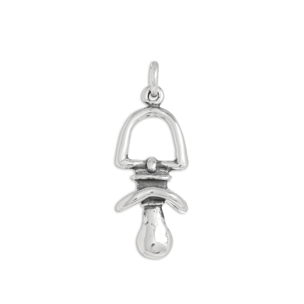 Sterling Silver Baby's Dummy Pacifier Charm