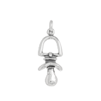 Sterling Silver Baby's Dummy Pacifier Charm