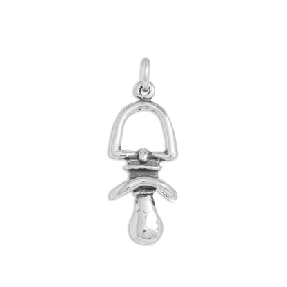 Sterling Silver Baby's Dummy Pacifier Charm