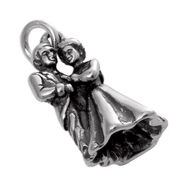 Sterling Silver Bride & Groom Charm