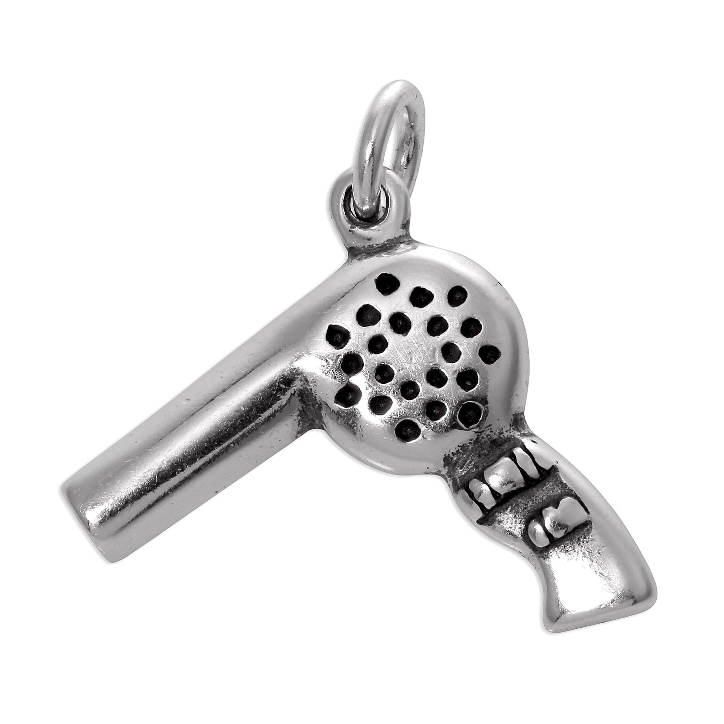 Sterling Silver Hair Dryer Charm