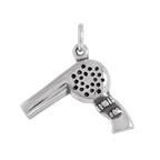 Sterling Silver Hair Dryer Charm