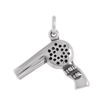 Sterling Silver Hair Dryer Charm