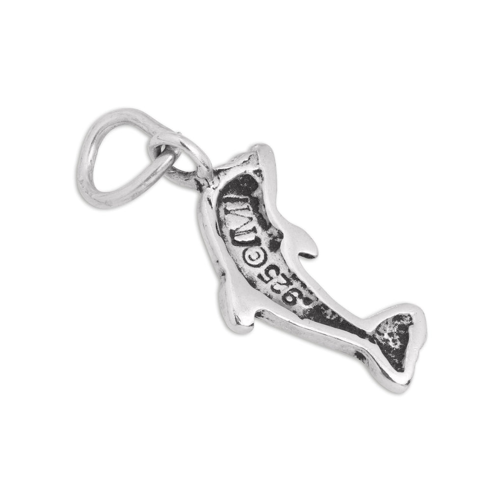 Sterling Silver Jumping Dolphin Charm