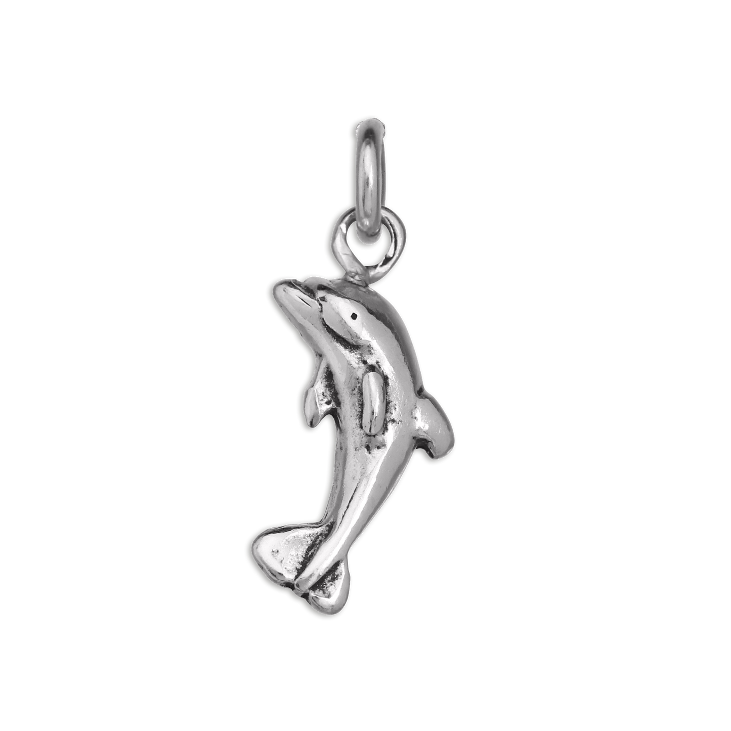 Sterling Silver Jumping Dolphin Charm