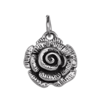 Sterling Silver Rose Bud Charm