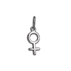 Sterling Silver Female Symbol Charm