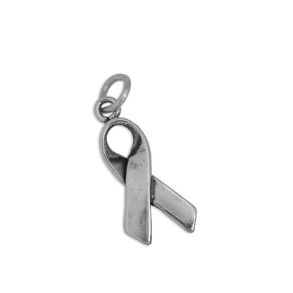 Sterling Silver Ribbon Charm