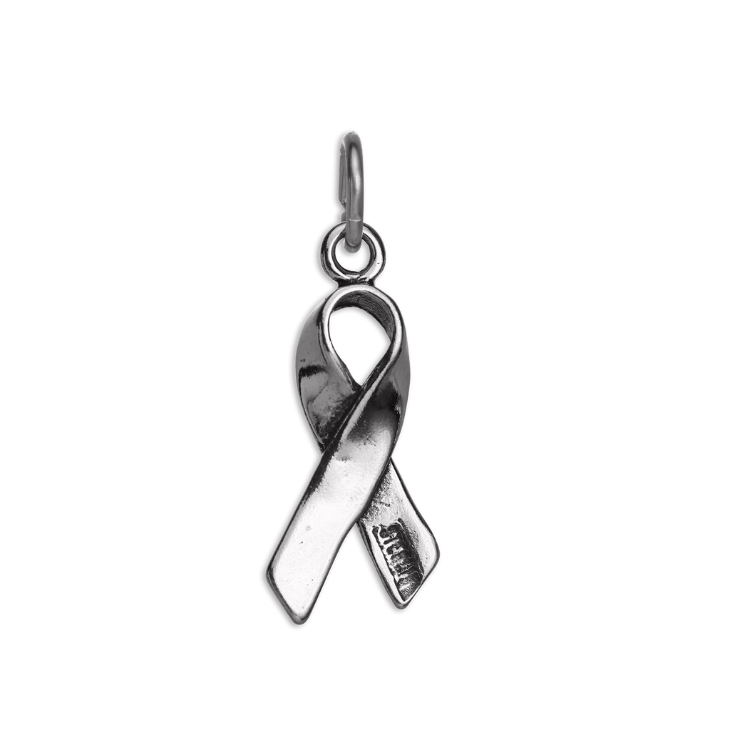 Sterling Silver Ribbon Charm