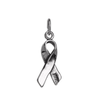 Sterling Silver Ribbon Charm