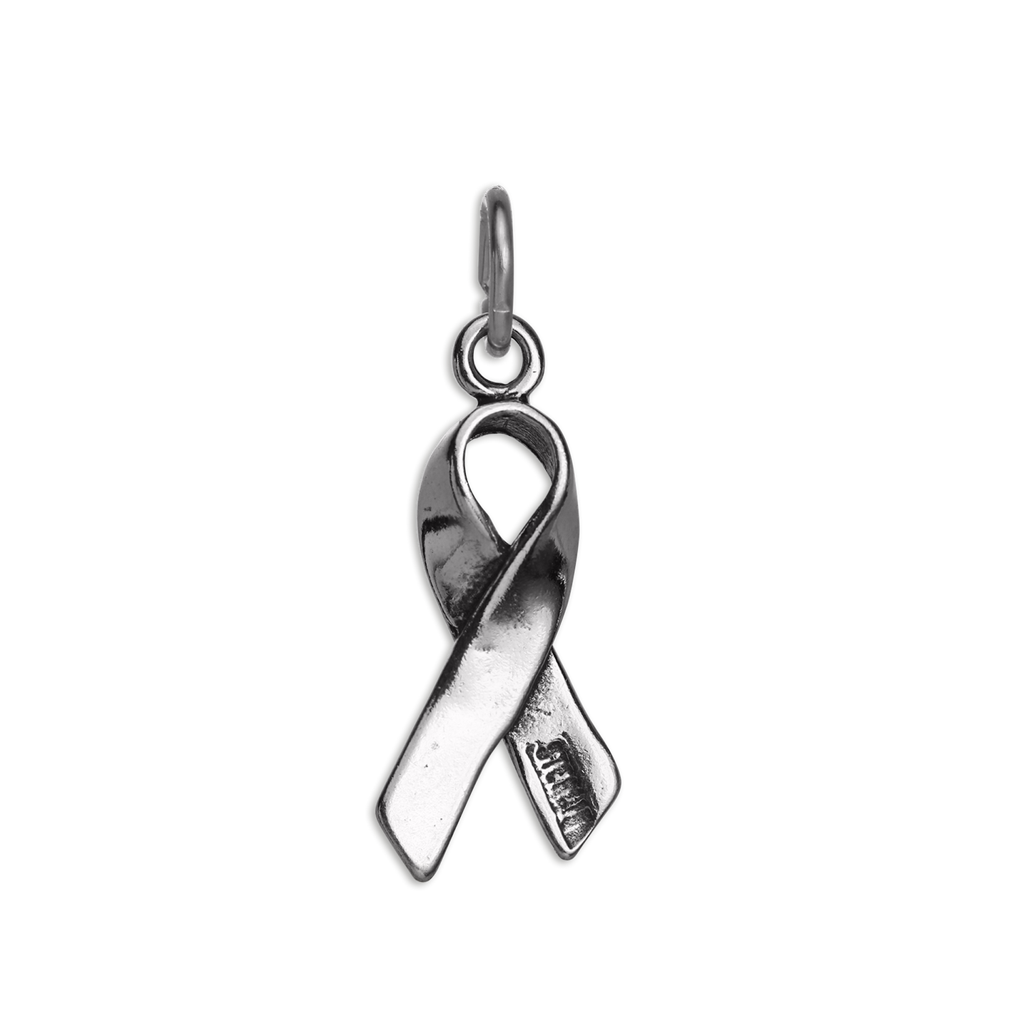 Sterling Silver Ribbon Charm