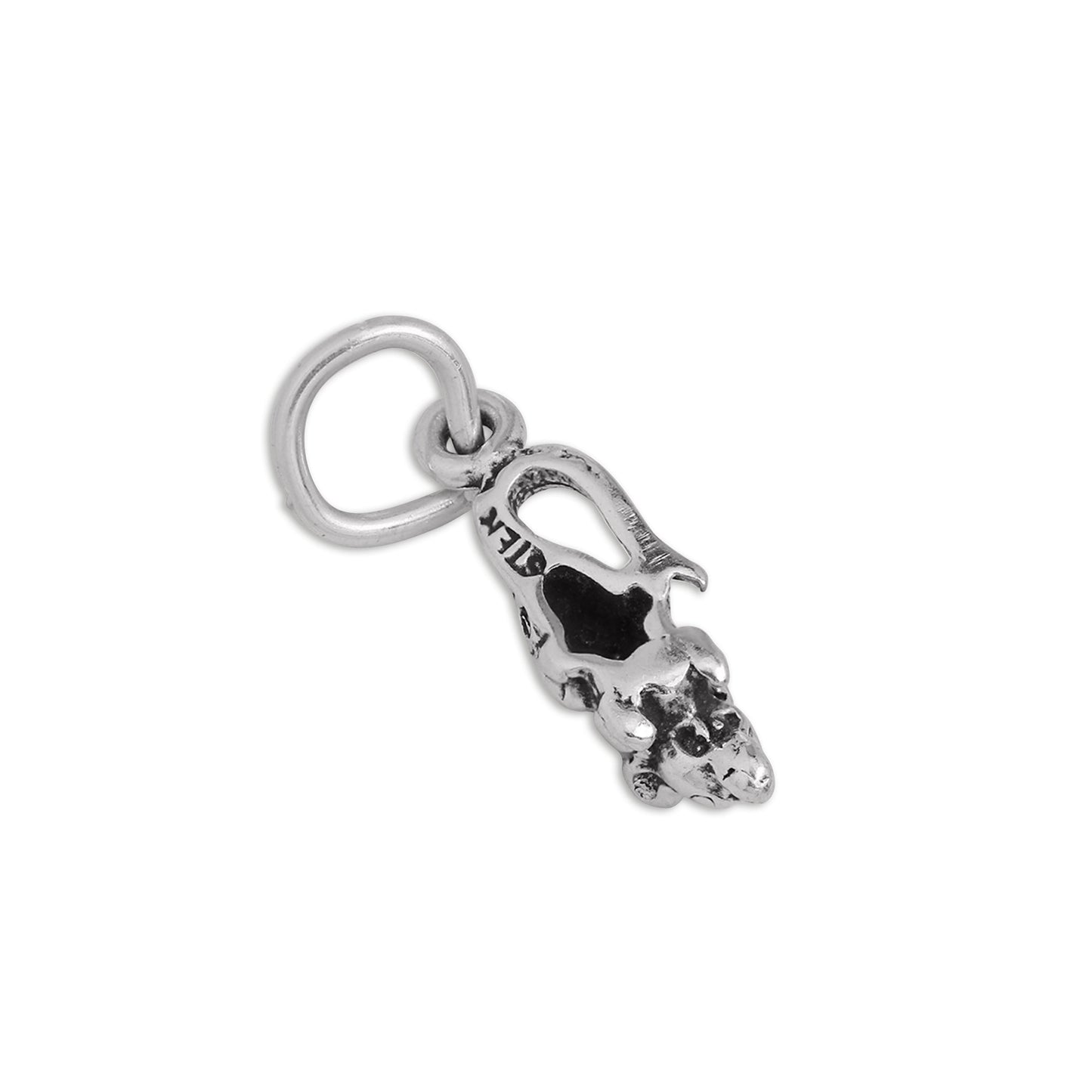 Tiny Sterling Silver Mouse Charm