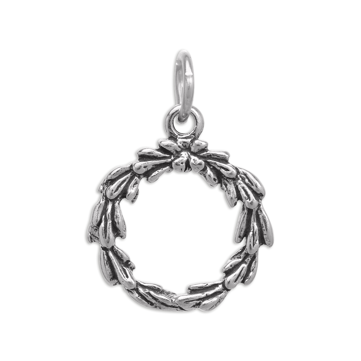 Sterling Silver Wreath Charm