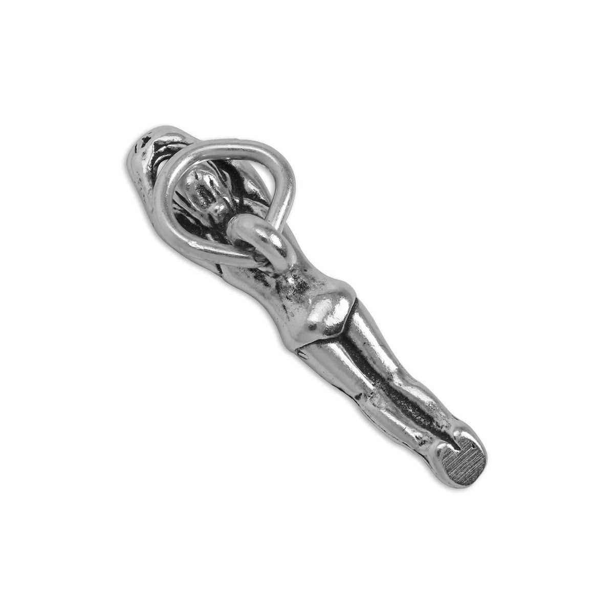 Sterling Silver Female Swimmer Charm