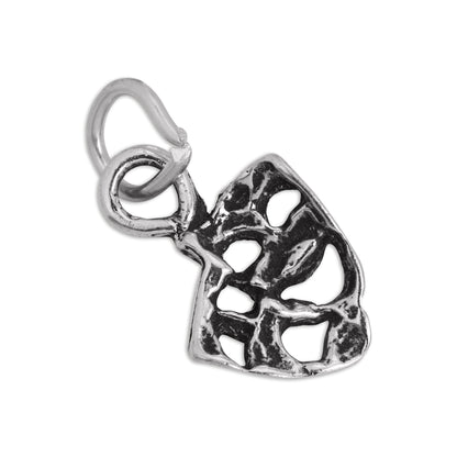 Small Sterling Silver Comedy & Tragedy Mask Theatre Charm
