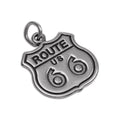 Sterling Silver Route 66 Road Sign Charm