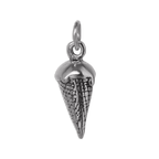 Large Sterling Silver Ice Cream Cone Charm