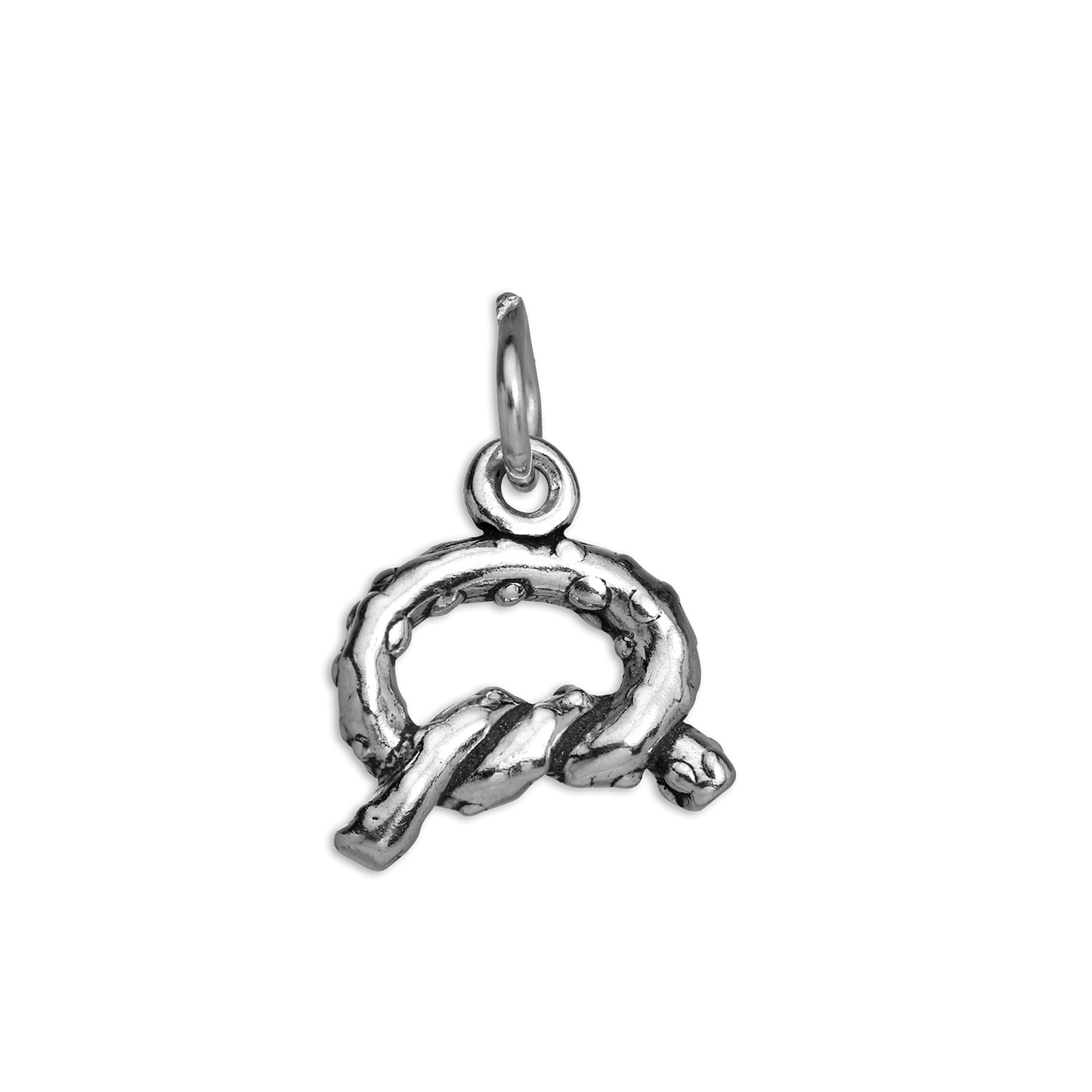 Sterling Silver Pretzel Charm