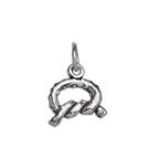 Sterling Silver Pretzel Charm