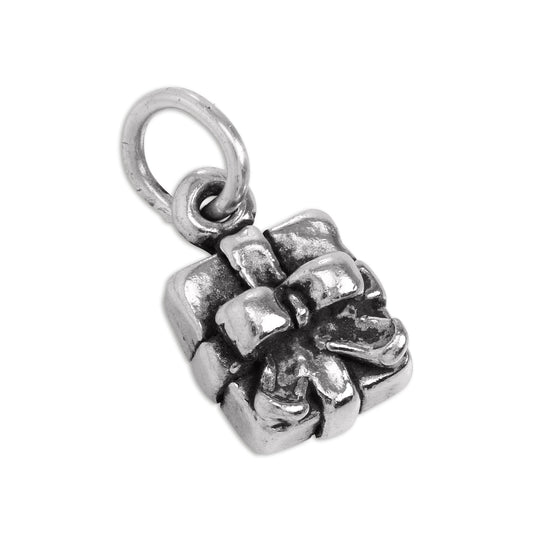 Sterling Silver Present Charm