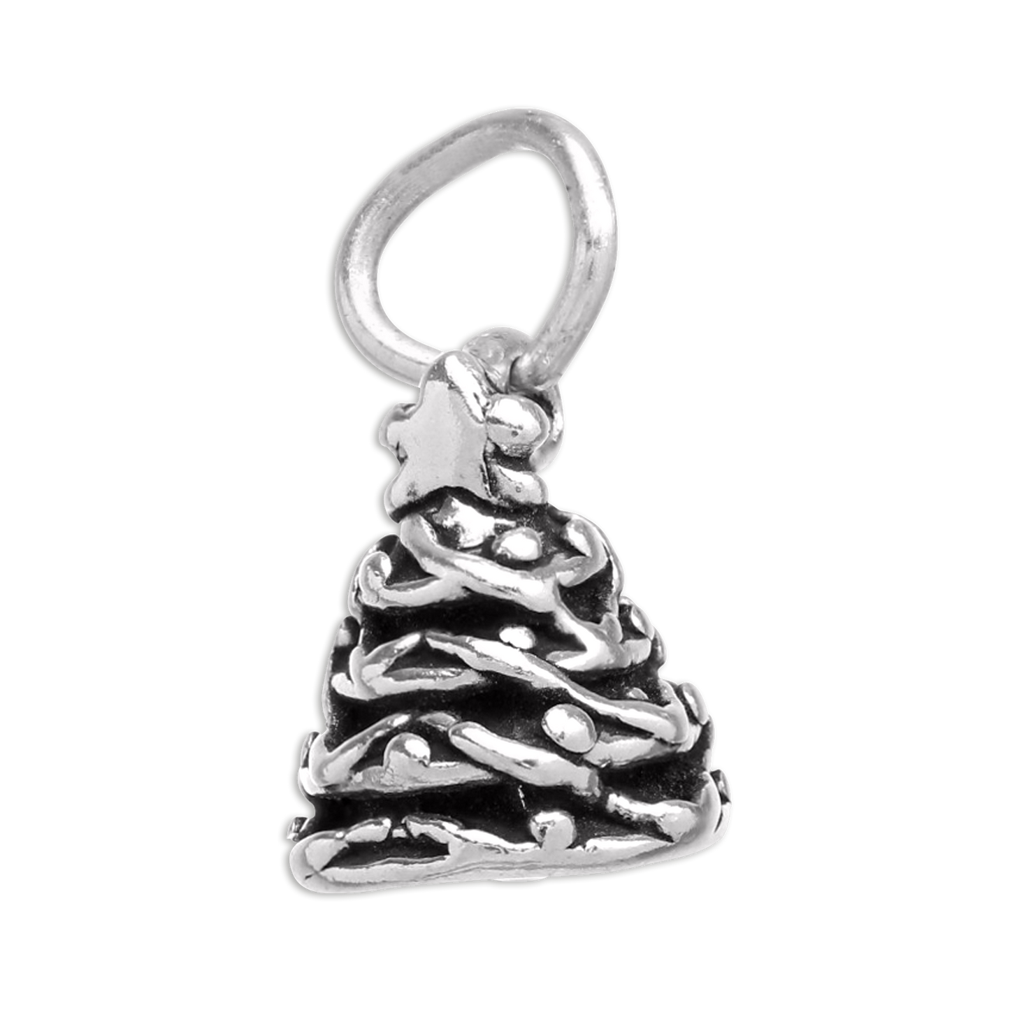 Sterling Silver Christmas Tree Charm