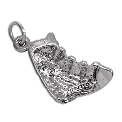 Sterling Silver Ski Boot Charm