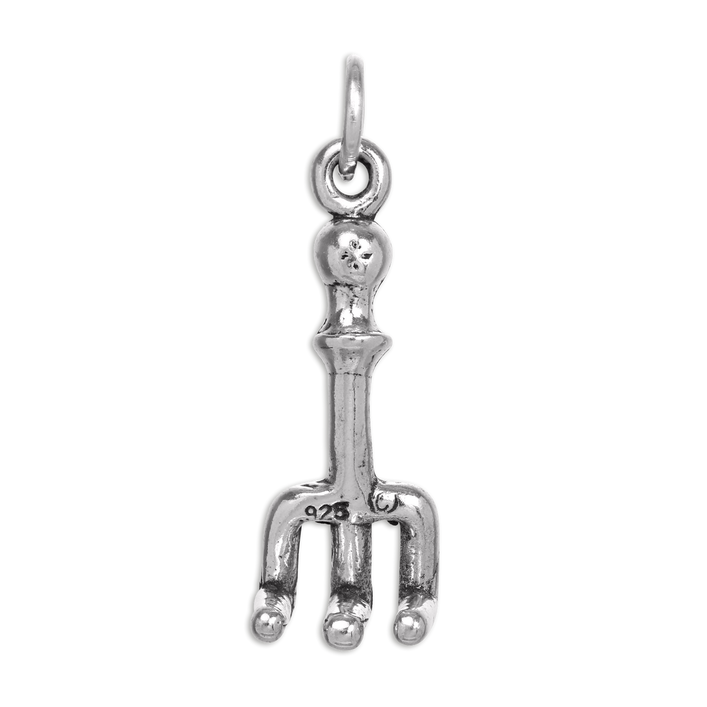 Sterling Silver Garden Hand Rake Charm