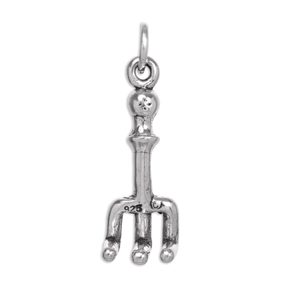 Sterling Silver Garden Hand Rake Charm