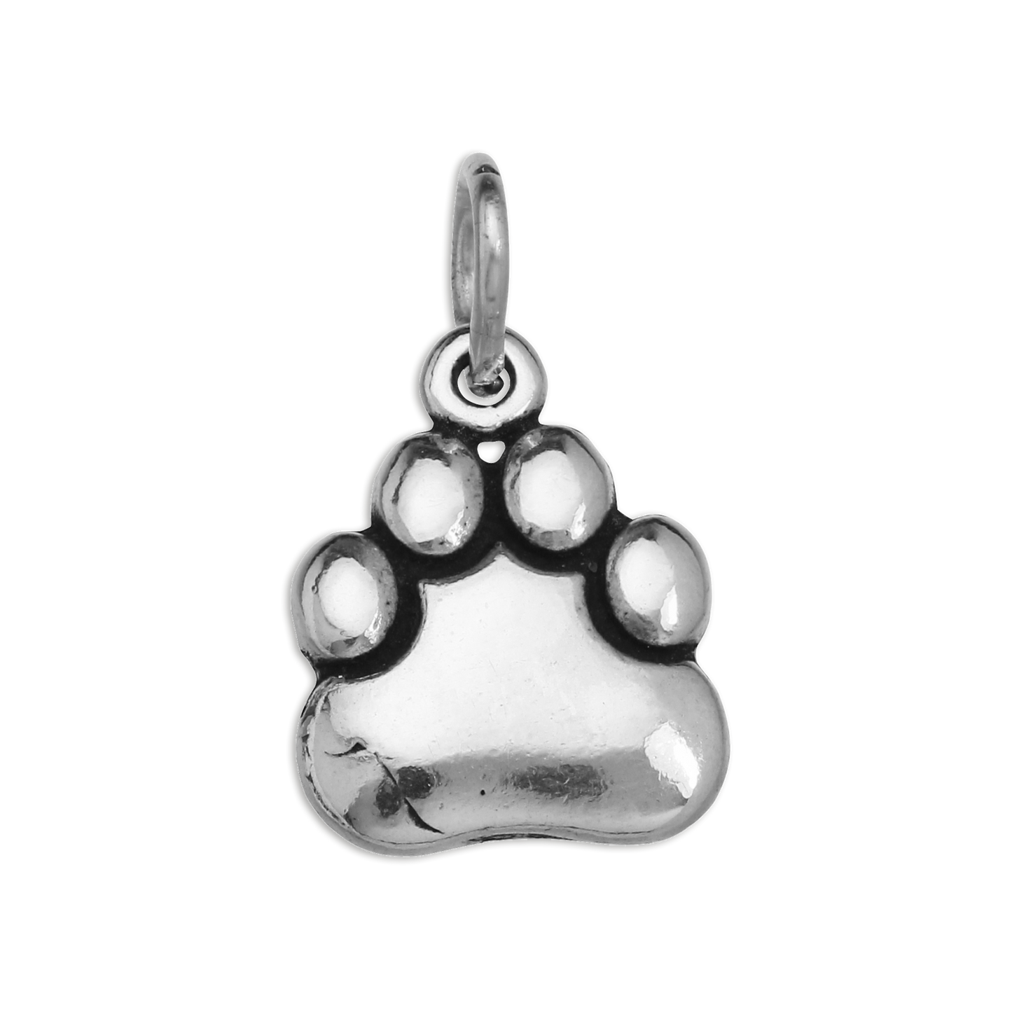 Sterling Silver Paw Print Charm