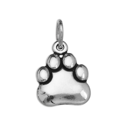 Sterling Silver Paw Print Charm