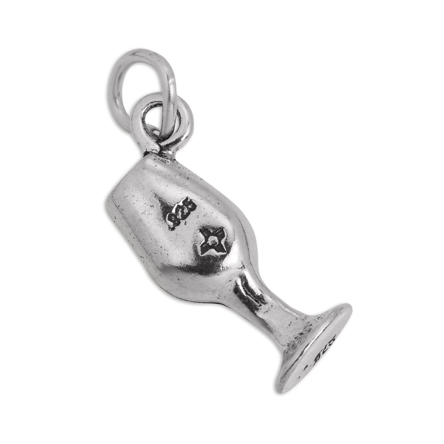 Sterling Silver Wine Glass Charm