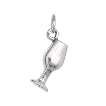 Sterling Silver Wine Glass Charm