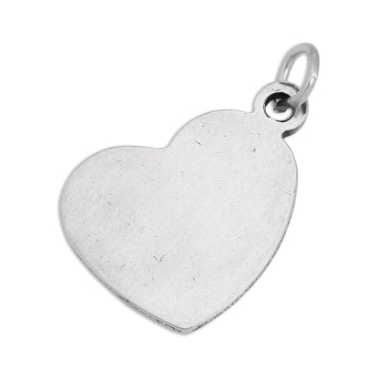 Sterling Silver It's A Girl Heart Charm