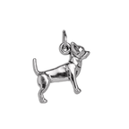 Sterling Silver Chihuahua Charm