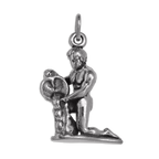 Sterling Silver Aquarius Charm
