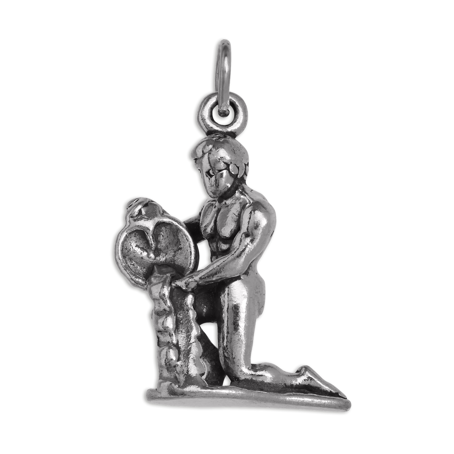 Sterling Silver Aquarius Charm