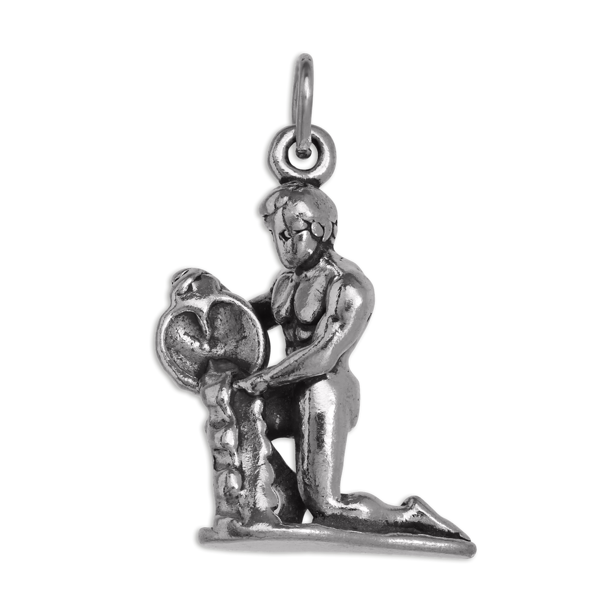 Sterling Silver Aquarius Charm