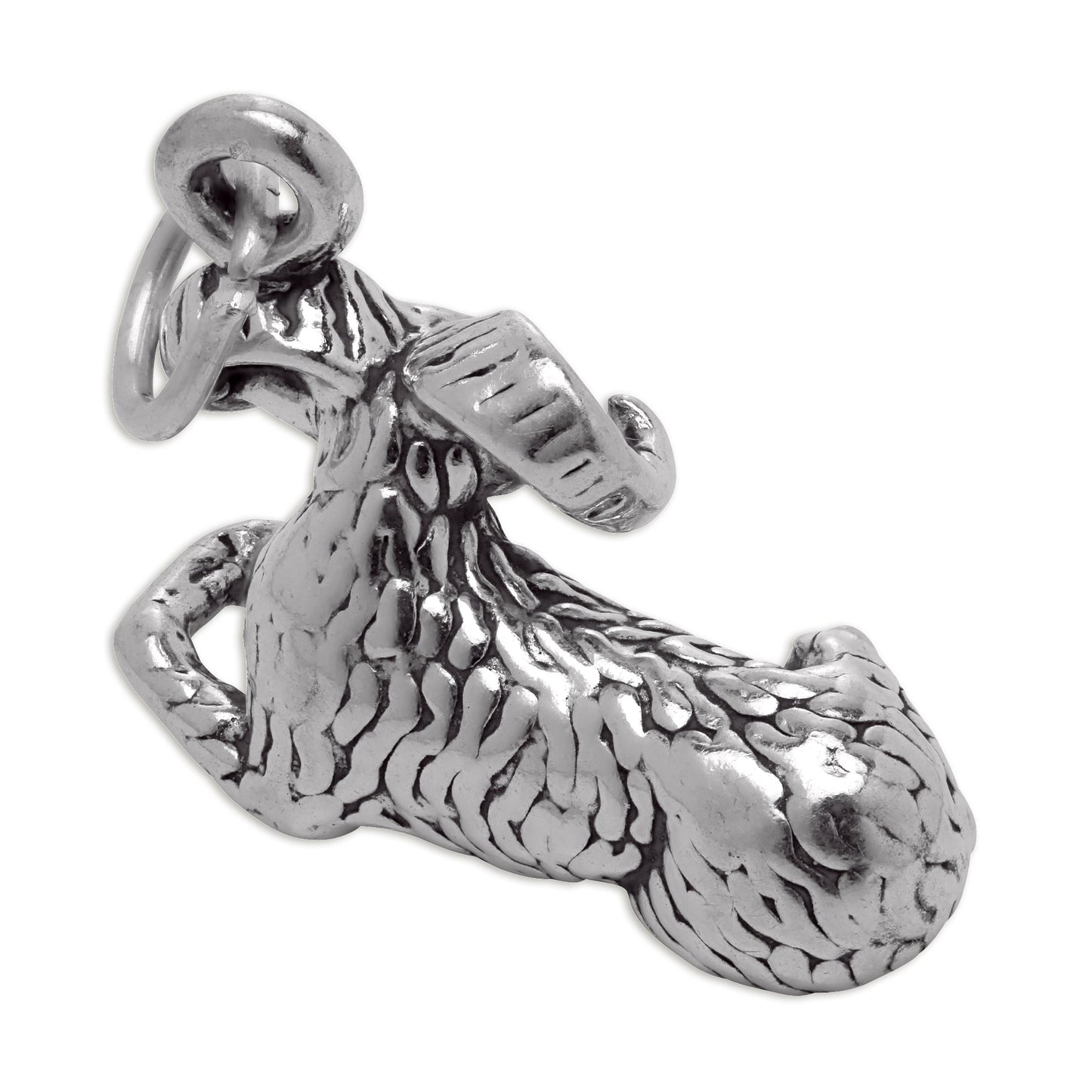 Sterling Silver Aries Ram Charm