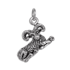 Sterling Silver Aries Ram Charm