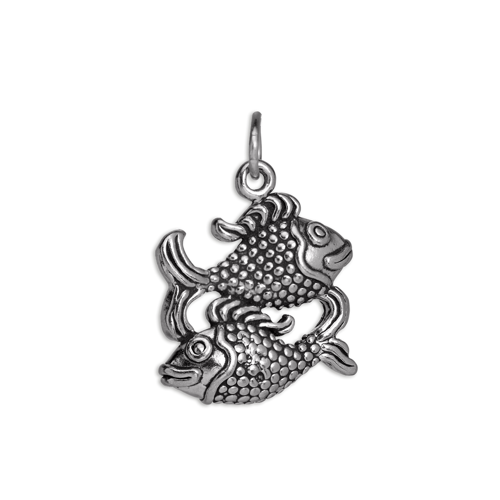 Sterling Silver Pisces Charm