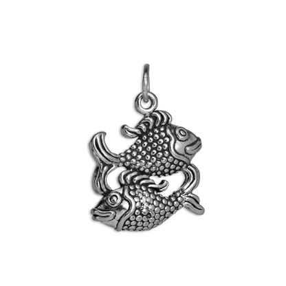 Sterling Silver Pisces Charm